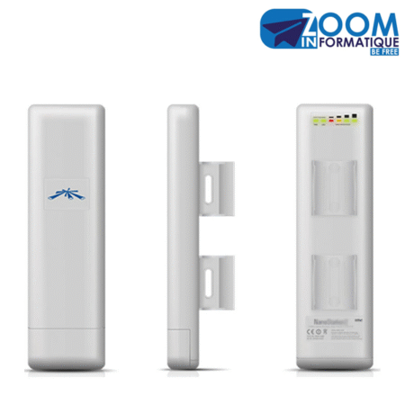 Antenne Ubiquiti NanoStation M5 AirMax (NSM5) – Wi‑Fi Extérieur Haute Performance | Vente au Cameroun