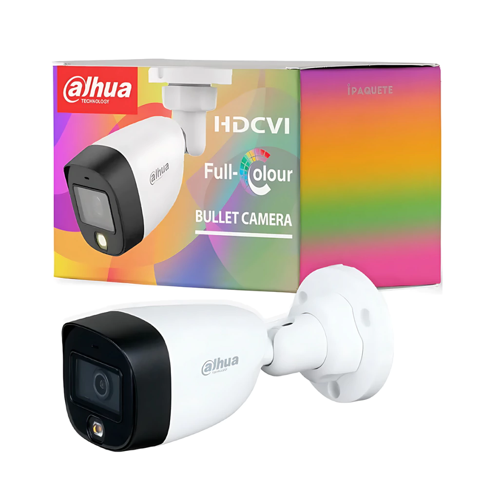 Caméra AHD Dahua DH‑HAC‑HFW1209CP‑LED Bullet 2MP | Full Color Efficace | Bon prix au Cameroun
