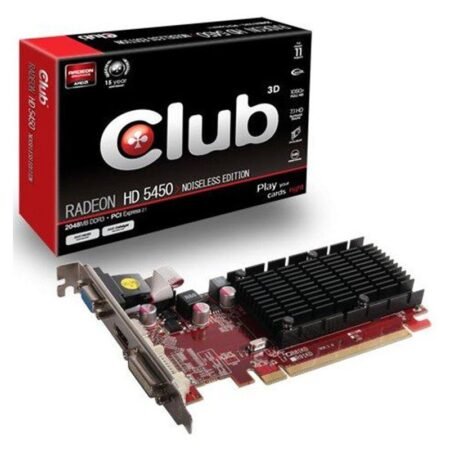 Carte Graphique Radeon HD 5450 | 1 Go DDR2 dédiée | Connectivité DVI/VGA/HDMI Rapide | Vente au Cameroun
