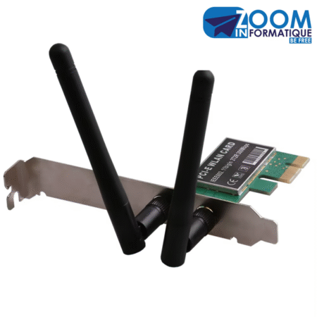 CARTE WIFI W130 PCI-E | Connectivité Sans Fil Rapide et Stable pour Votre PC de Bureau au Bon Prix - Zoom Informatique Cameroun