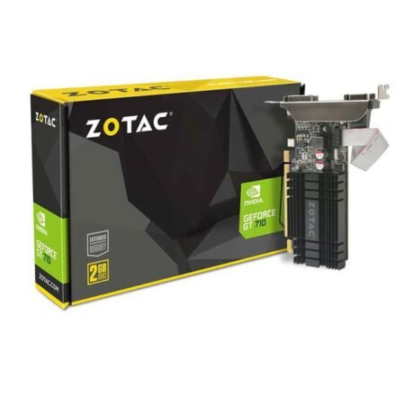 Carte Graphique ZOTAC NVIDIA GeForce GT 710 | 2 Go DDR3 dédiée | Rapide & Efficace | Vente au Cameroun