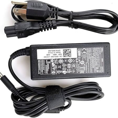 Chargeur Dell 19.5v Laptop Officiel | Petit embout (Smart Pin) – Avec câble d’alimentation – Vente au Cameroun
