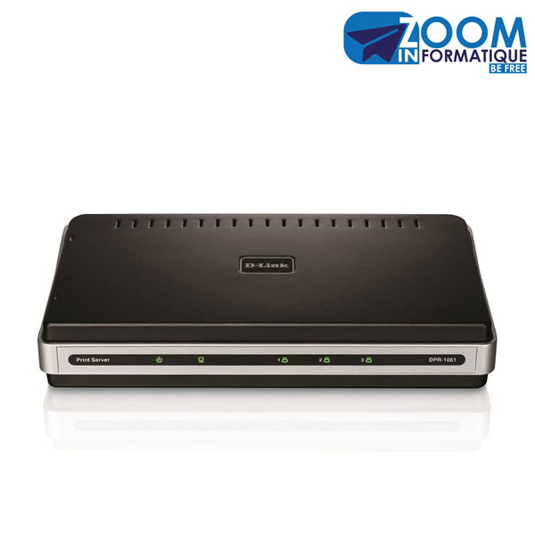 Serveur d’Impression Multifonction D‑Link DPR‑1061 – 3 Ports USB/Parallèle | Rapide et Polyvalent | Vente au Cameroun