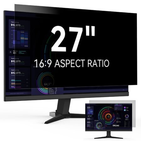 Filtre de Confidentialité Écran Desktop 27 Pouces | Sécurité Visuelle | Vente au Cameroun