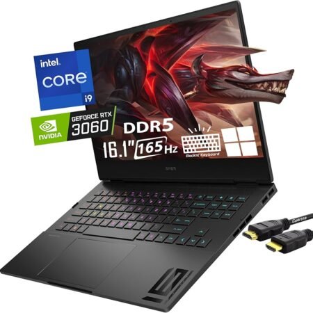Laptop HP OMEN 16‑wf0083dx – Core i9-13ᵉ Gen | 16GB DDR5 | RTX 4060 | 1TB SSD | 16.1″ 165Hz Gaming | Vente au Cameroun