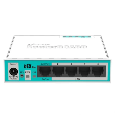 Routeur MikroTik RB750R2 hEX lite | Économique 5 Ports Fast Ethernet | Vente au Cameroun