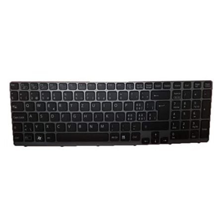 Clavier Laptop Français AZERTY | PC Portable Sony SVE15 Noir avec contour Officiel | Vente au Cameroun