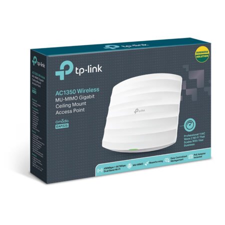 Point d’accès TP‑LINK EAP225 Indoor Ceiling AC1200 Gigabit puissant au bon prix en vente Cameroun