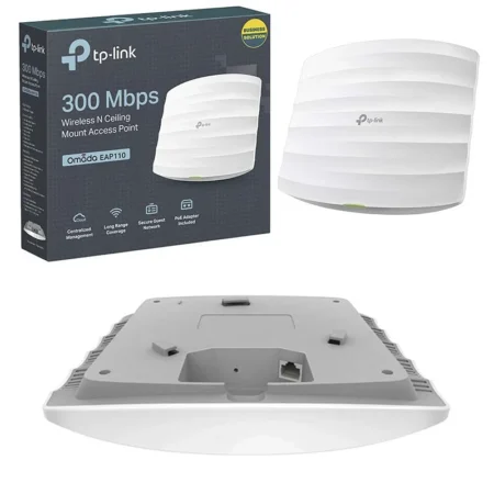 Point d’accès Wi‑Fi TP‑Link EAP110‑Indoor Puissant | 300 Mbps 2.4GHz PoE – Bon prix au Cameroun