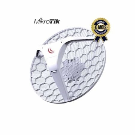 Point d’accès extérieur Mikrotik LHG 5 | Antenne Grid 24,5 dBi – 5GHz – Performance Rapide au Bon Prix au Cameroun