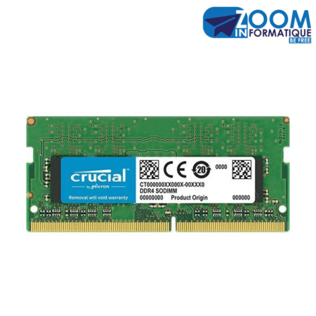 Mémoire RAM Crucial DDR4 32Go 3200MHz – Laptop Haute Performance & Rapide | Vente au Cameroun