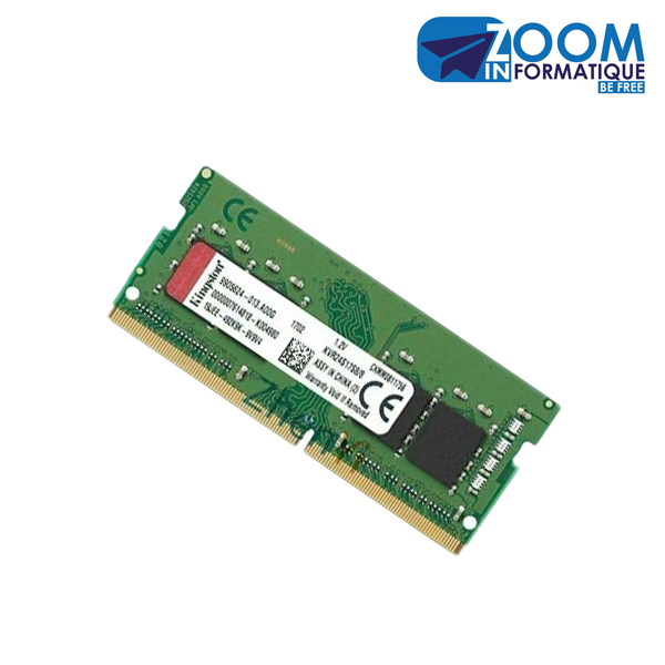 Mémoire RAM Kingston 16 Go DDR4 3200 MHz | Optimisez la Réactivité de Votre PC Portable au Bon Prix - Zoom Informatique Cameroun