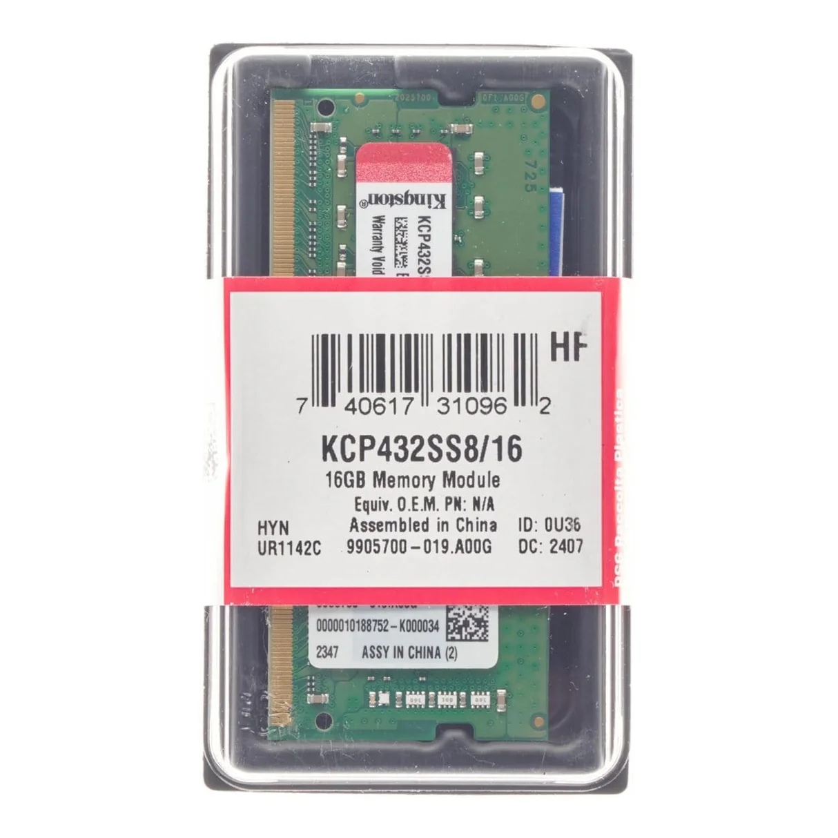 Mémoire RAM Laptop Kingston DDR4 | 3200 MHz Rapide & Fiable | 16 Go | Vente au Cameroun