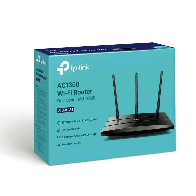 Routeur TP-Link Archer C59 AC1350 Dual Band + TL-MR3620 3G/4G | WiFi rapide et fiable | Vente au Cameroun