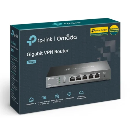 Routeur VPN TP‑Link ER605 Multi‑WAN Omada Gigabit (TL‑R605) Puissant – Bon prix Cameroun