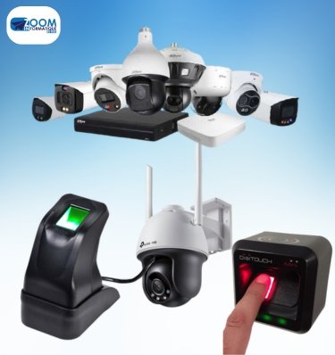 Sécuriser vos appareil grâce à nos cameras de surveillances, equipements de biometries et bien d'autres