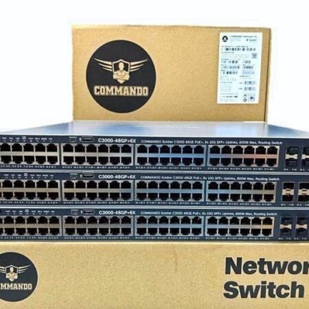 Switch Commando Soldier C3000‑48GE | 48 ports Gigabit + 6 uplinks SFP+ 10G – Switch puissant en Vente au Cameroun