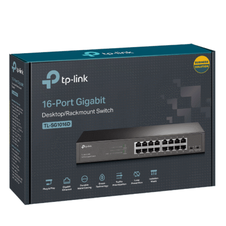 Switch TPLINK TL‑SG1016D 16 Ports Gigabit efficace au bon prix en vente Cameroun