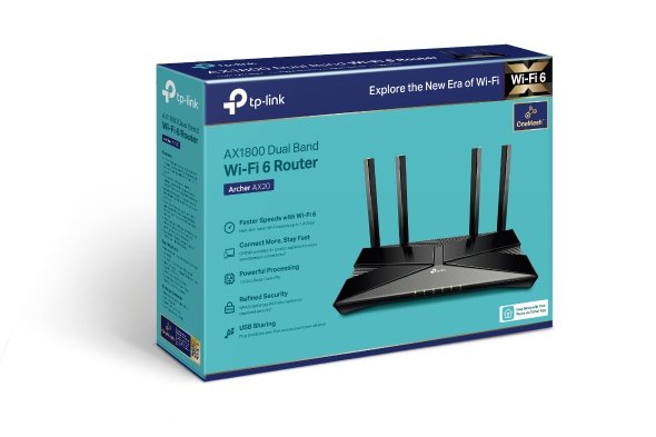 Routeur TP‑Link Archer AX20 AX1800 | Rapide WiFi 6 Dual‑Band Gigabit | Vente au Cameroun