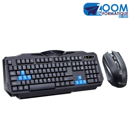 Clavier Wireless avec Souris HAING 8869 – Pratique et Efficace à Douala