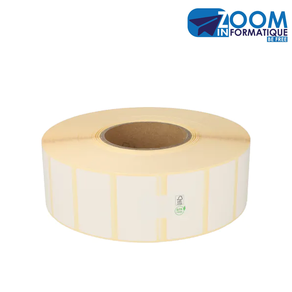 Étiquettes papier compatibles Zebra 25,4 x 12,7 mm (2000STC) – Qualité professionnelle au Cameroun