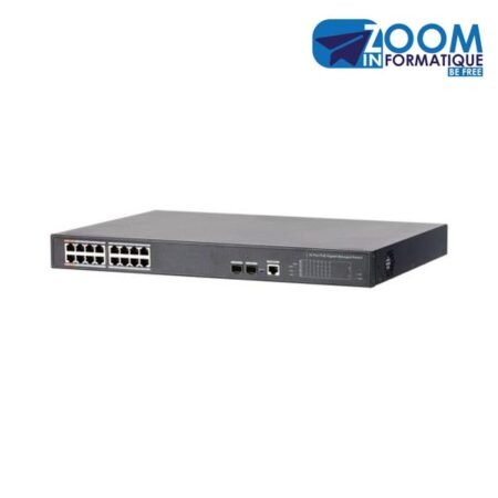 Switch Dahua DH‑PFS4218‑16GT‑240 – Switch Gigabit PoE+ 16 ports + SFP – Cameroun