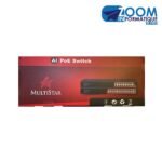 Switch PoE Multistar 4 ports – Puissant réseau Ethernet sur 4 lignes PoE – Idéal au Cameroun