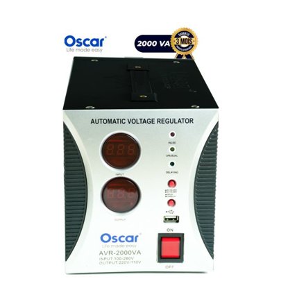 REGULATEUR DE TENSION - 2000 VA - OSCAR - 3 MOIS