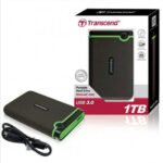 Disque Dur Transcend 1TB HDD Externe | Stockage Portable Efficace| USB 3.1 Haute Vitesse | Vente au Cameroun
