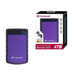 Disque Dur Transcend 4TB HDD Externe | Stockage Portable Efficace| USB 3.1 Haute Vitesse | Vente au Cameroun