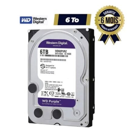 Disque Dur Interne 6TB | Spécial Caméras & Desktop | Haute Capacité & Efficace | Vente au Cameroun