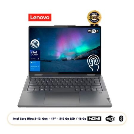 Laptop Lenovo Yoga 7 2 in 1 16IML9 Ultra 7‑155U – Puissant et efficace au Bon prix Cameroun