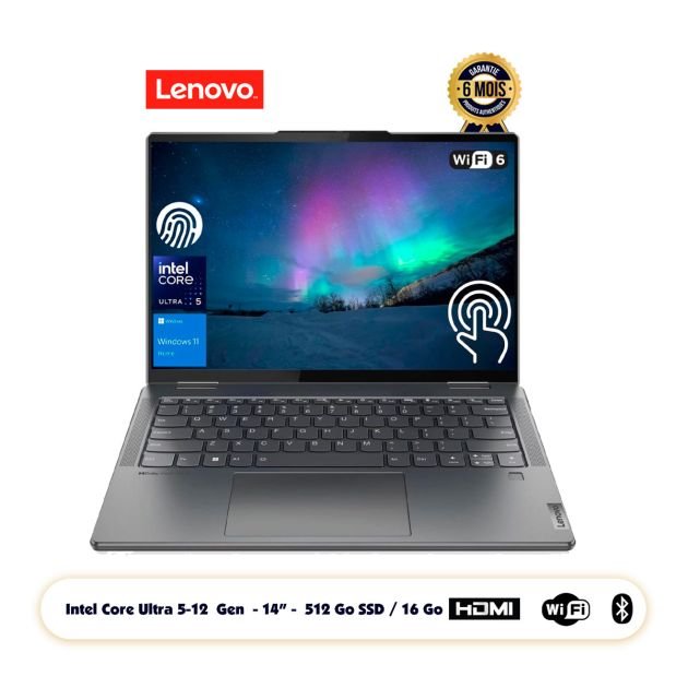Laptop Lenovo Yoga 7 2 in 1 16IML9 Ultra 7‑155U – Puissant et efficace au Bon prix Cameroun