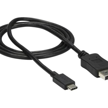Adaptateur USB Type‑C vers DisplayPort | Noir – 4K 60Hz Connectivité & Haute Qualité en Vente Cameroun