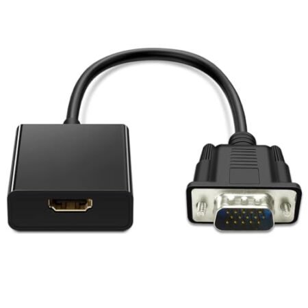 Convertisseur VGA Mâle vers HDMI Femelle | Efficace & Officiel | Vente au Cameroun