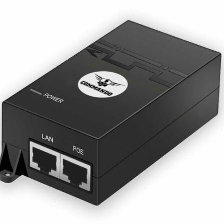 Injecteur PoE COMMANDO Lightning Power Énergie Efficace & Connectivité Pro 48V 0.32A en Vente Cameroun