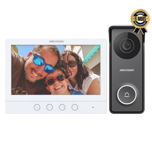 Kit interphone vidéo Hikvision DS‑KIS213(B) IP | Sécurité • Haute Qualité • Performant | Vente au Cameroun