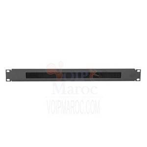 Passe-Fil Balai 1U – 19" Plaque Fermante | Officiel & Performant | Vente au Cameroun