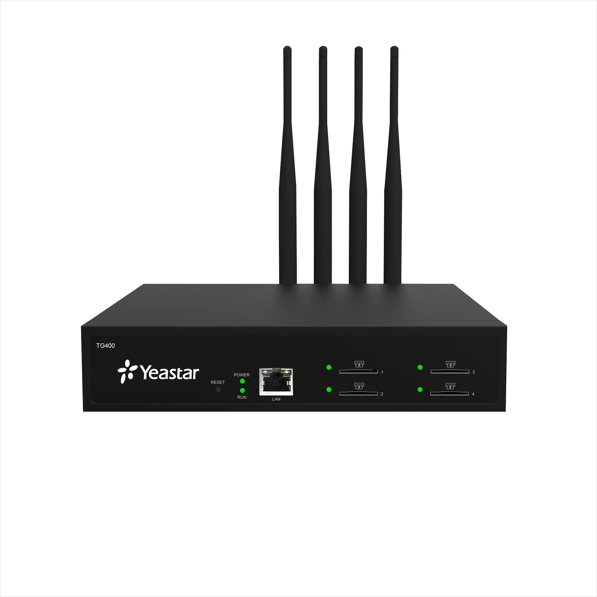 Passerelle GSM/LTE Yeastar TG400 LTE – 4 Ports IP / 4 SIM | Officiel & Puissant | Vente au Cameroun