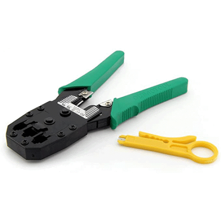 Pince à Sertir RJ45/RJ11 + Dénudeur de Câble Outils Réseau Professionnels de qualité en Vente Cameroun