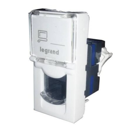 Prise RJ45 Legrand Mosaic – Cat6 FTP 1 Module | Officielle & Performante | Vente au Cameroun
