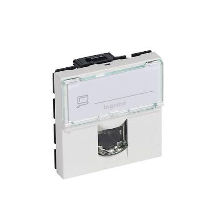 Prise RJ45 Legrand Mosaic – Cat6 FTP 1 Module | Officielle & Performante | Vente au Cameroun