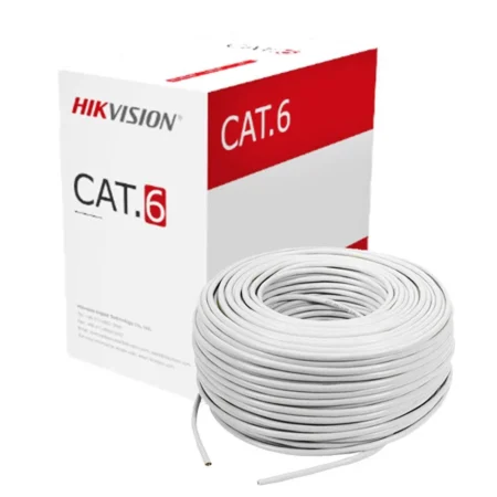 Rouleau Câble Réseau Hikvision Cat6 UTP 305M | Performant • Haute Qualité • Fiable | Vente au Cameroun