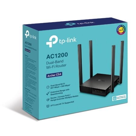 Routeur TP‑Link Archer C54 | AC1200 Dual Band Wi‑Fi Connectivité Haut Débit & Rapide en Vente Cameroun