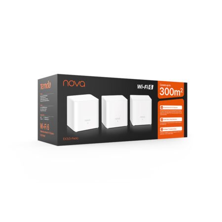 Routeur Tenda Nova EX3 – AX1500 Mesh WiFi 6 (3-Pack) | Rapide & Performant | Vente au Cameroun