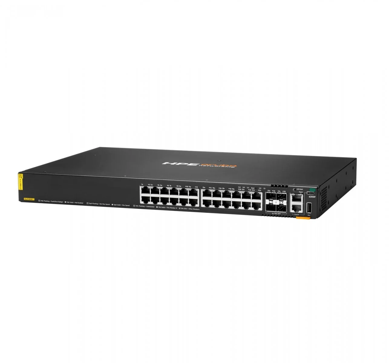 Switch Aruba CX 6200F 24G Efficace | Class4 PoE + 4SFP+ 370W en Vente Cameroun