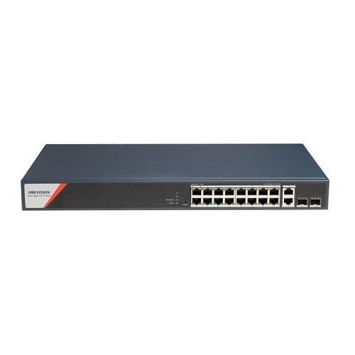 Switch Hikvision DS‑3E1520HP‑SI‑16P2T2F | PoE 16 Ports Réseau Professionnel Puissant en Vente Cameroun