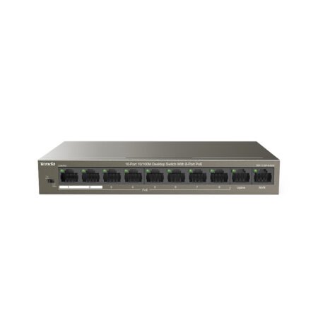 Switch Tenda TEF1110P‑8‑63W – 10 Ports Gigabit PoE | Puissant & Rapide | Vente au Cameroun