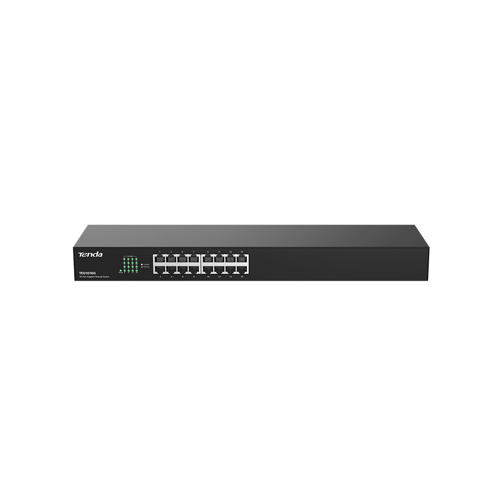 Switch Tenda TEG1016G – 16 Ports Gigabit | Puissant & Rapide | Vente au Cameroun
