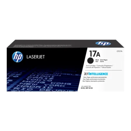 Cartouche de Toner Noir HP 17A (CF217A) d’origine | Officiel & Efficace | Vente au Cameroun